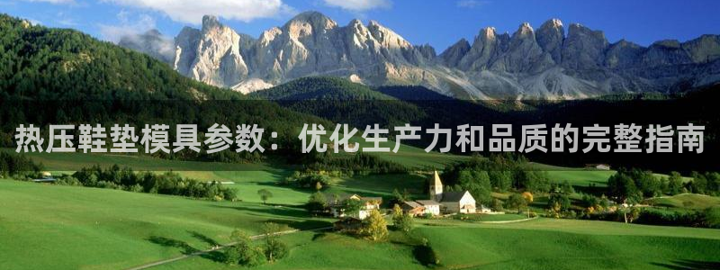 易倍申竞品：热压鞋垫模具参数：优化生产力和品质的完整指南