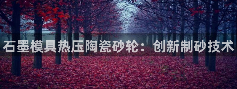 易倍单词登录网站：石墨模具热压陶瓷砂轮：创新制砂技术
