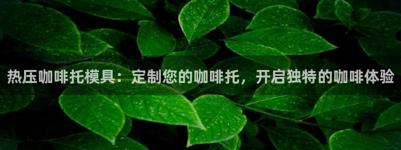 易倍单词平台：热压咖啡托模具：定制您的咖啡托，开启独特的