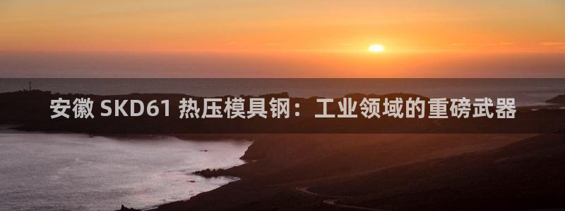 emc易倍官网app：安徽 SKD61 热压模具钢：工业