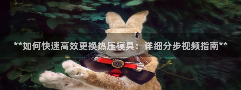易倍申片的副作用：**如何快速高效更换热压模具：详细分步