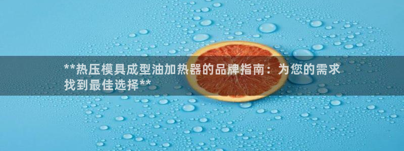 emc易赔：**热压模具成型油加热器的品牌指南：为您的需
