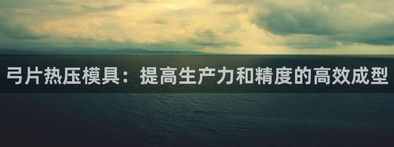 易倍单词官网下载：弓片热压模具：提高生产力和精度的高效成