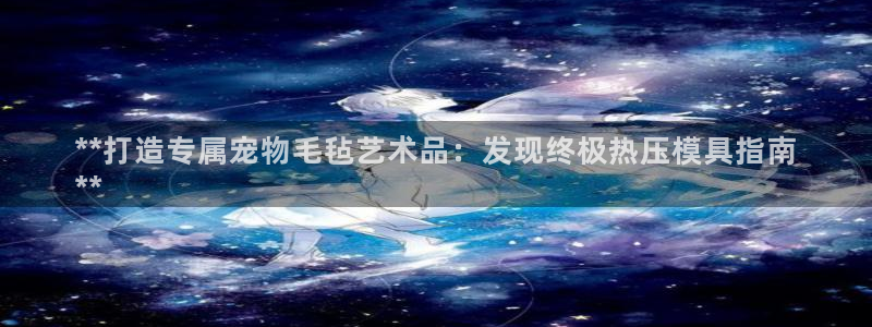 易倍单词平台：**打造专属宠物毛毡艺术品：发现终极热压模