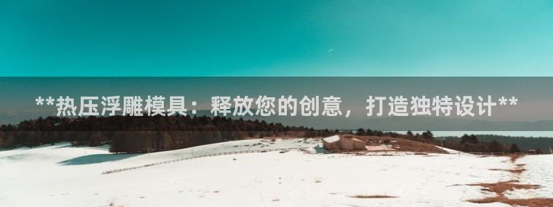 emc易倍官网app官网：**热压浮雕模具：释放您的创意
